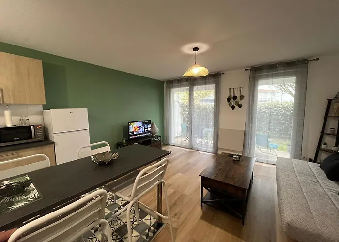 Apartamento Cosy Au Calme Avec Jardin Et Parking